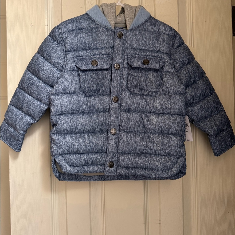 Kids Blue Puffer Jacket